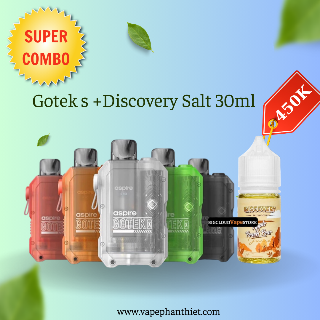 Combo Gotek S  + Discovery Salt 30ml